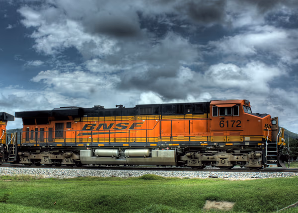 BNSF Train Heavener HDR 2008