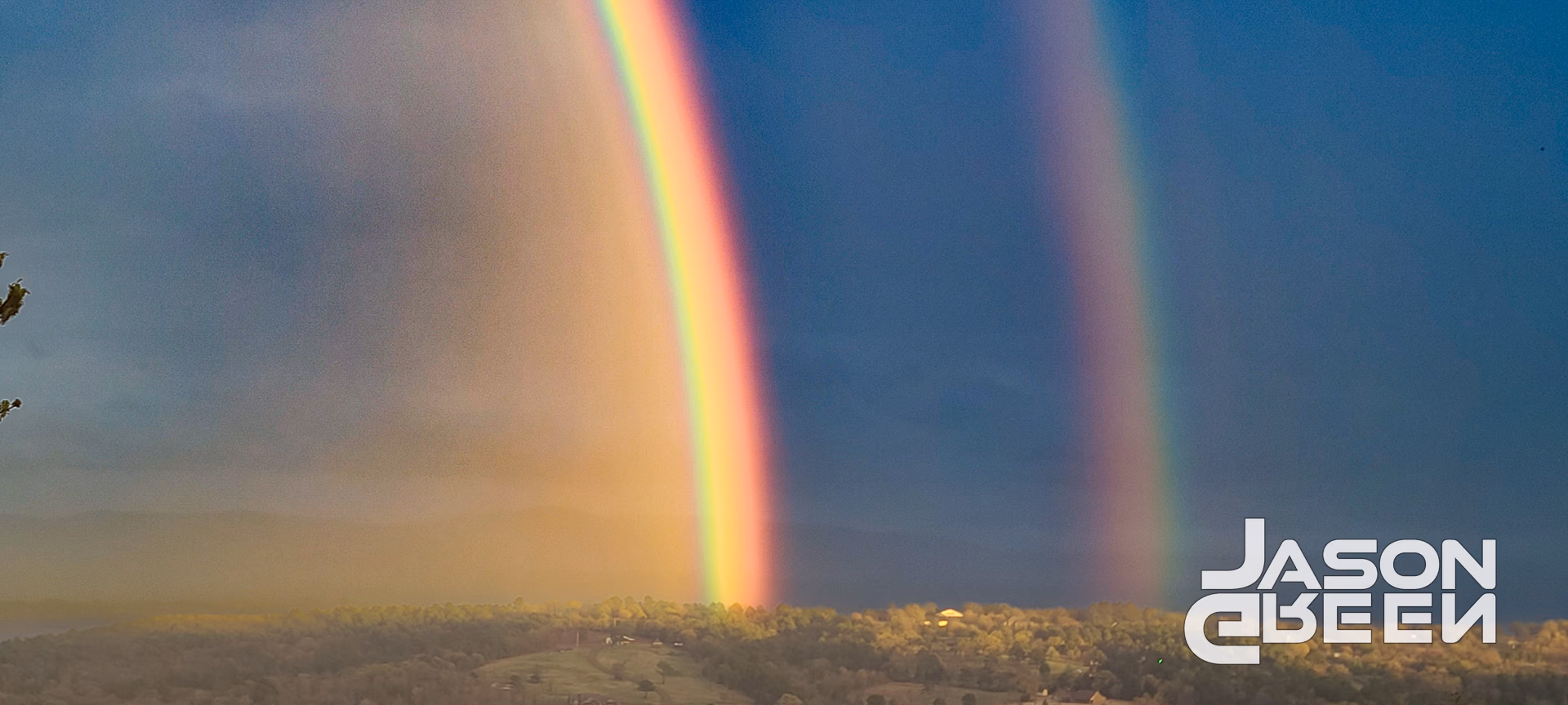 Intense Double Rainbow