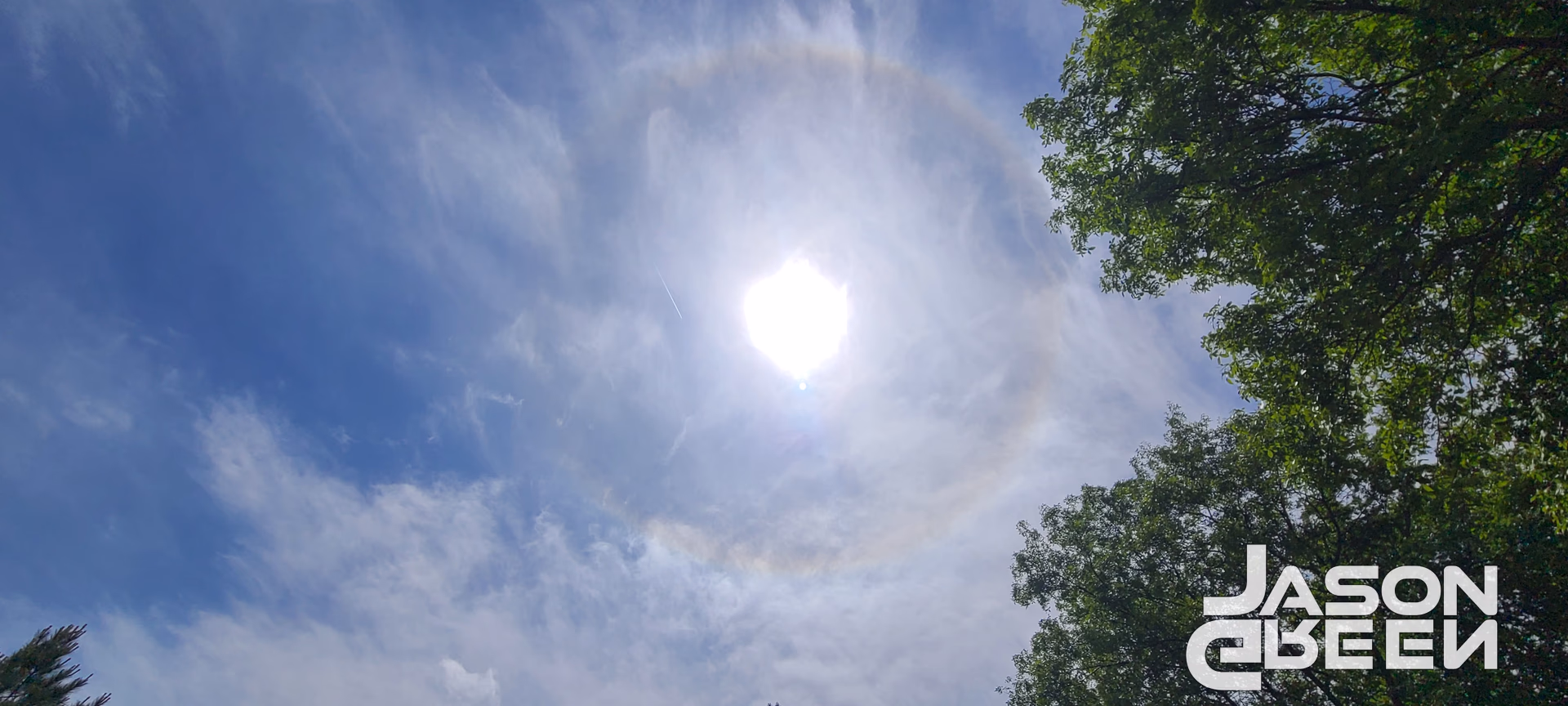 Sun Halo on the Hill