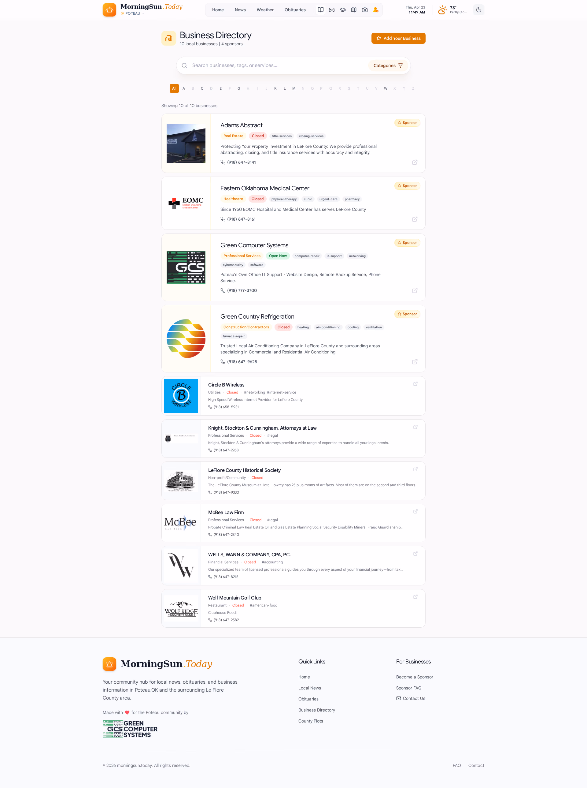 Business Directory